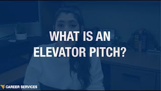 What is an Elevator Pitch