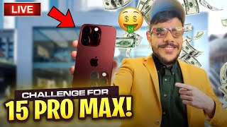 CHALLENGE FOR IPHONE 15 PRO MAX😍 / FYME BABA / PUBG MOBILE