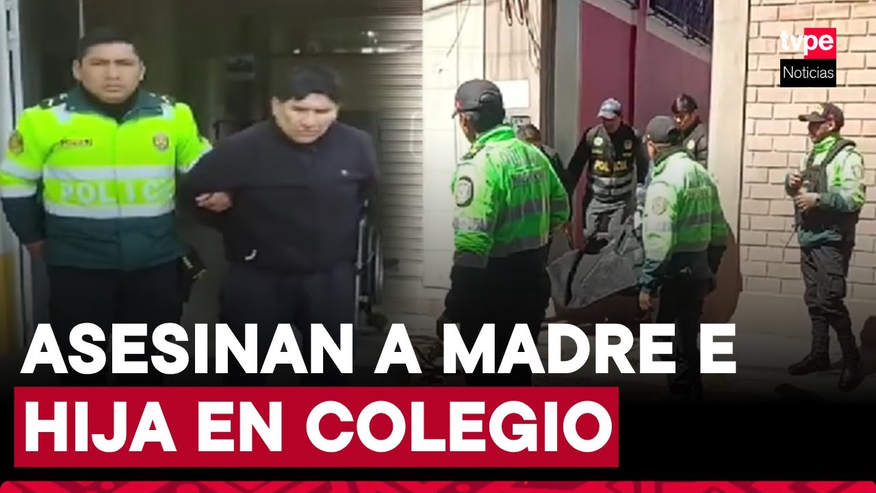 Puno: hombre habría asesinado a su madre y hermana dentro de un colegio por disputa familiar