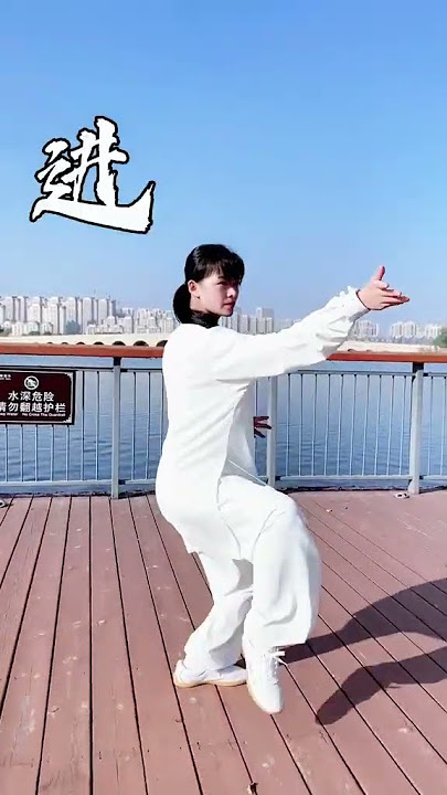 Kungfu Girl 2023|太極拳八法五步、棚、捋、擠、按、採、挒、肘、靠 #taiqi