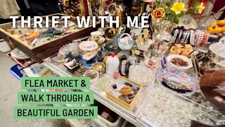 Thrift With Me | Vancouver Flea Market & Walk Through A Beautiful Garden