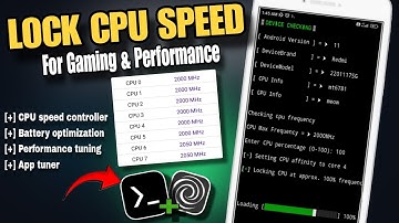 How to Lock CPU Clock Speed for Gaming Performance on Android | Boost FPS & Stability