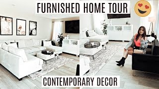 FURNISHED HOUSE TOUR 2019: CONTEMPORARY MODERN DECOR