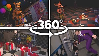 360°| FNAF 2 Minigame Compilation!! - Five Nights at Freddy&#39;s