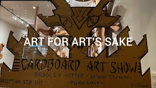 ArtsRule in Asbury Park  The Cardboard Art Show