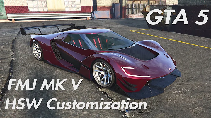 GTA 5 Online FMJ MK V HSW (Ford GT Mk IV) Customization