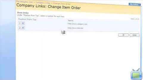 SharePoint 2007 Training Video:Create and Manage a SharePoint Links List