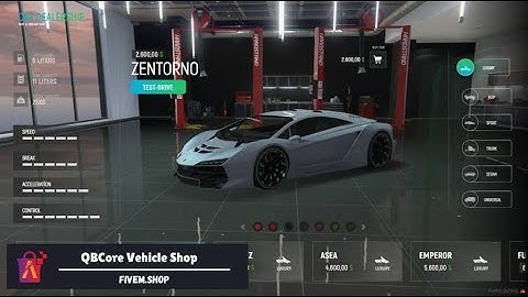 FiveM Vehicle Shop Script #fivem #script #qbcore