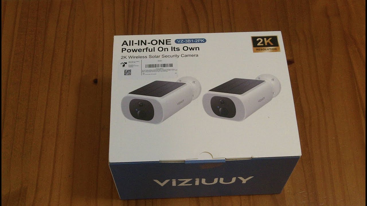 Review: VIZIUUY 2-pack 2K WiFi solar cameras VZ-3B1 - $70