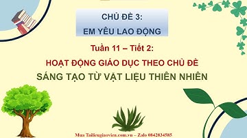 Giáo án powerpoint CĐ3 Tuần 11 | GA điện tử Hoạt động trải nghiệm 2 Cánh diều