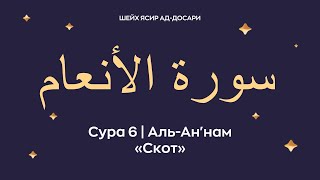 Сура 6 Аль-Ан'нам (араб. سورة الأنعام — Скот). Читает Шейх Ясир ад-Досари.
