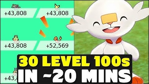 How To Get 30 Pokemon To Level 100 in 20 Minutes - Pokemon Sword and Shield