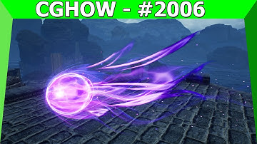 Создание визуального эффекта магического снаряда в обучающем видео по игре Niagara в Unreal Engin...