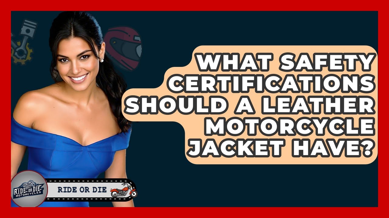 What Safety Certifications Should A Leather Motorcycle Jacket Have? - Ride or Die Motorcycles