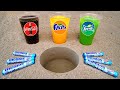 Experiment !! Stretch Armstrong VS Cola, Monster, Fanta, Sprite, Pepsi and Mentos in Toilet