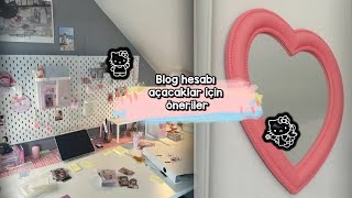 •Blog hesabı açacaklar İcin öneriler♡•#blackpink#itzy#jennie#jisoo #lisa #midzy #rose #vlog #vlogger