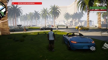 GTA SA Definitive Edition Mobile (Android/ios) New Cleo Mod Menu Cheat - 4k GFX Graphics Gameplay