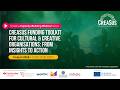 Webinar 1 | CreaSus Funding Toolkit for Cultural & Creative Organisations: From Insights to Action
