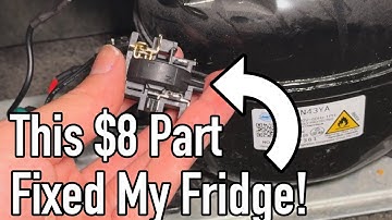 How to Test and Replace a Refrigerator PTC Compressor Start Relay - Easy DIY Fix!