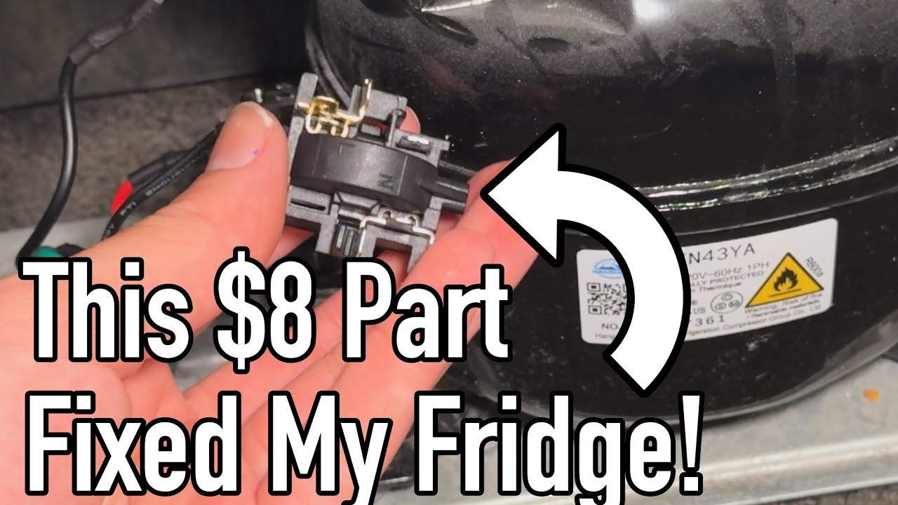 How to Test and Replace a Refrigerator PTC Compressor Start Relay ...