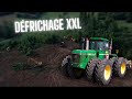  chantier de dfrichage xxl 2023 avec 3 pelles komatsu et 2 lgendes de chez john deere