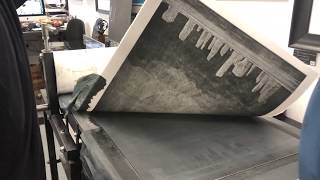 Printing an Aquatint Etching Plate