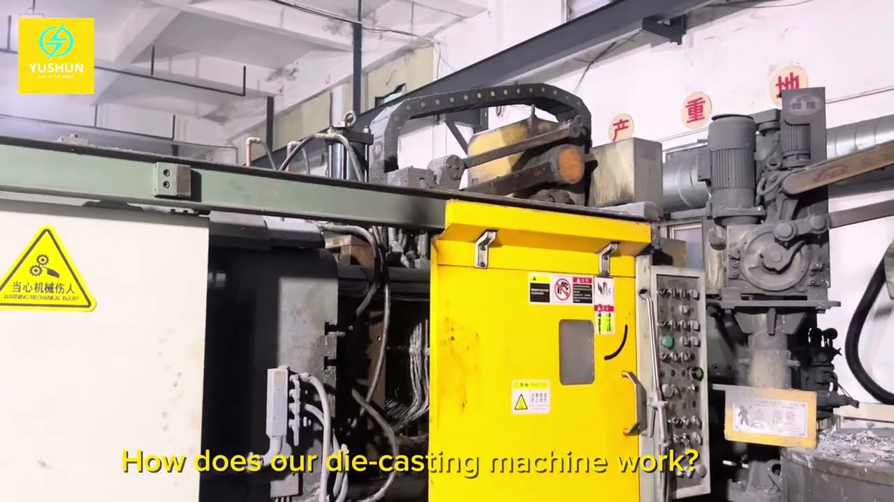 How does our die-casting machine work  