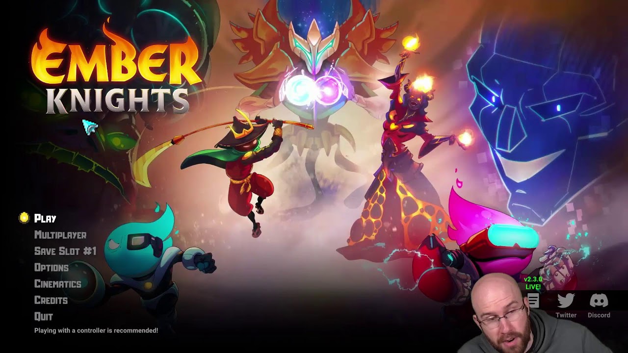 Super Mario Maker 2 + Random Steam Games (Ember Knights)