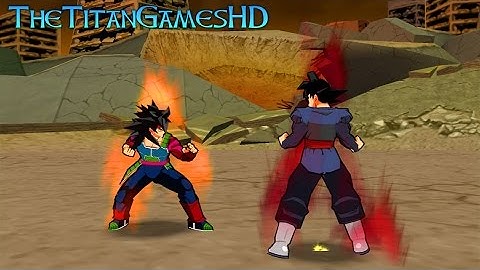 Dragon Ball Z Shin Budokai 2 Mods - Bardock Ssj4 Vs Black Goku