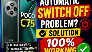 Poco C75 Automatic Switch off problem // Poco C75 restart Problem #poco c75 logo restart