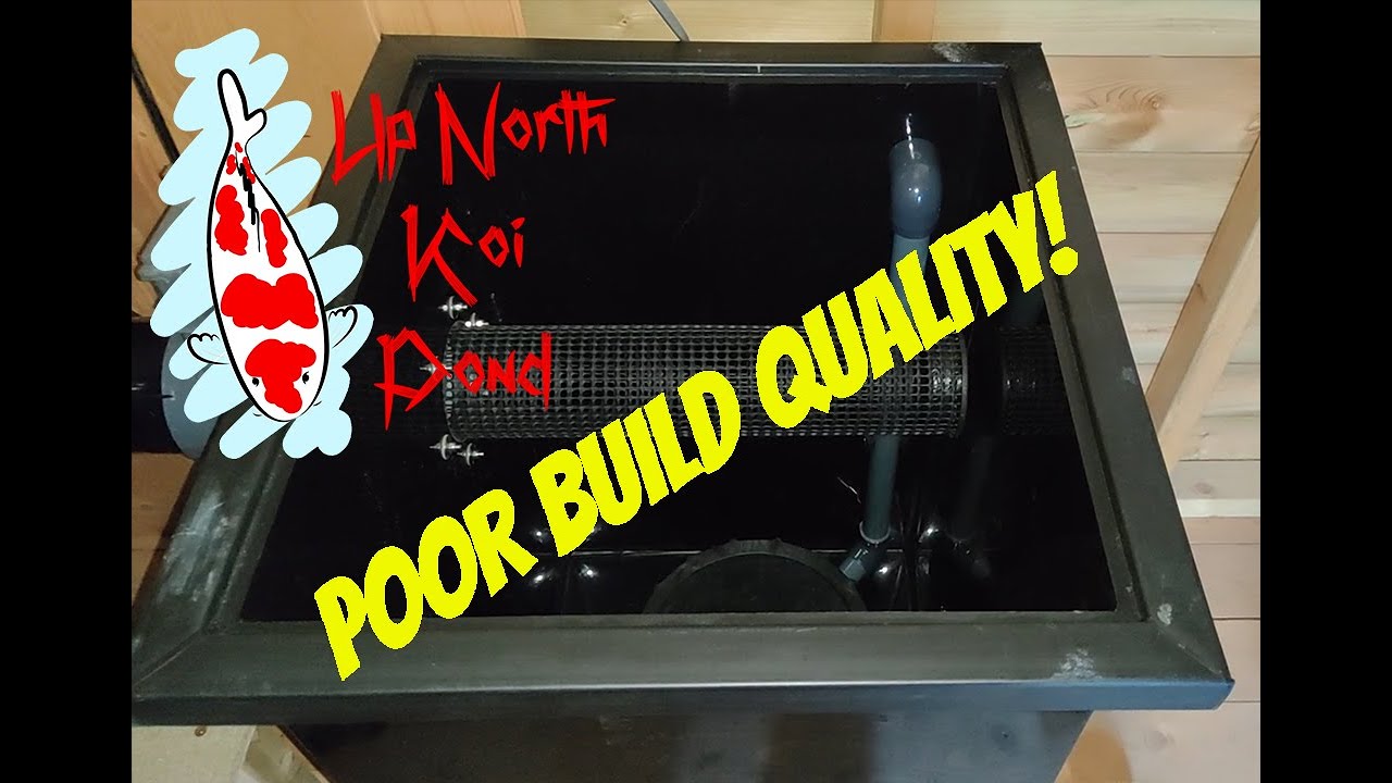 Moving bed installed **POOR BUILD QUALITY!** (New Koi Fish Pond Build)