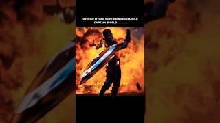 "How do other superheroes handle Captain sheild" | | #shorts