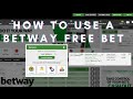 How to use a free bet on Betway South Africa - YouTube