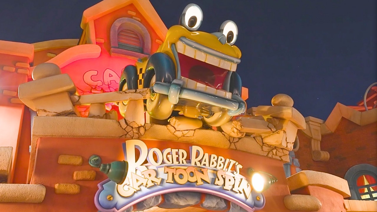 [4K] Roger Rabbit's Car Toon Spin - ORIGINAL w/ Jessica Rabbit - Tokyo Disneyland. Japan | 4K 60FPS