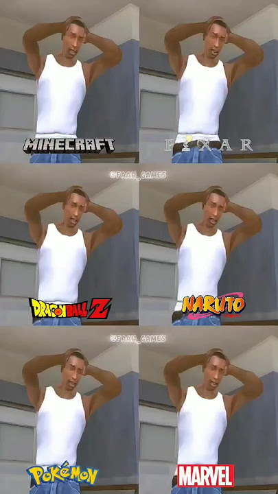 🔥CJ IN DIFFERENT VERSIONS... #gta #cj #gtasanandreas