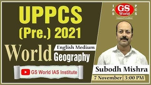 World Geography   English Medium   Subodh Mishra Sir   Lecture No   03