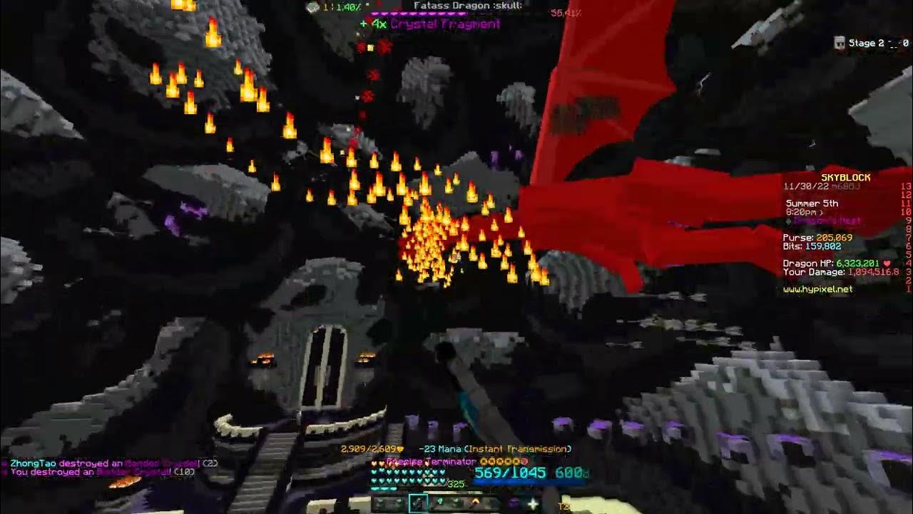 Epic Ender Dragon Pet 27 Hypixel Skyblock YouTube