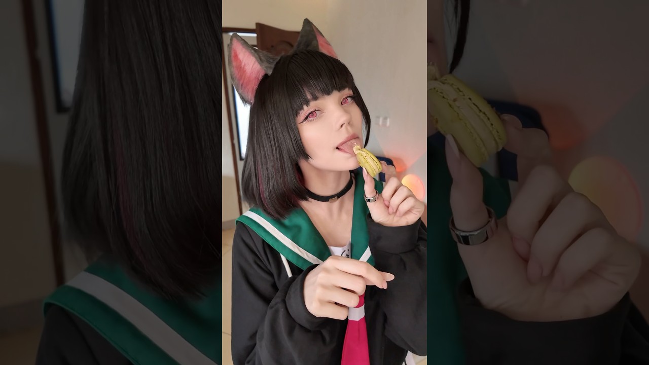 Kazusa cat girlfriend #cosplay #コスプレ #ブルアカ