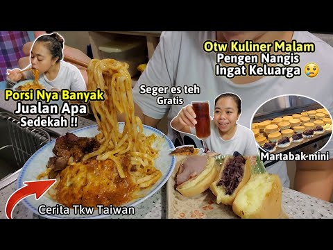 Ditinggal Majikan⁉️ Kuliner Di Pasar Malam Taiwan - Steak sapi Martabak mini