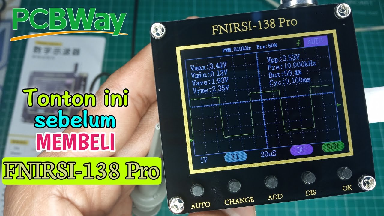 Kenali Lebih dalam Mini Oscilloscope FNIRSI-138 Pro Sebelum Membelinya