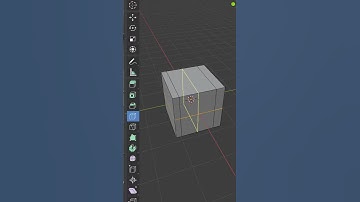 Learning #Blender 2.9 in 1 Minute: Using Loop Cut and Knife Tools #Shorts