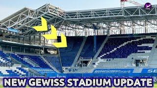 AMAZING! NEW SEATS! New Gewiss Stadium Renovations Update! Seat Installation, Exterior, Public Space