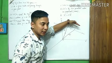 CLASS 12 MATHEMATICS.EQUATION OF A LINE IN A 3D SPACE.PART 1.NCERT Q&As SOLVED & EXPLAINED IN NEPALI