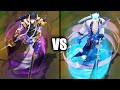 Inkshadow Yone vs Spirit Blossom Yone Skins Comparison (League of Legends)