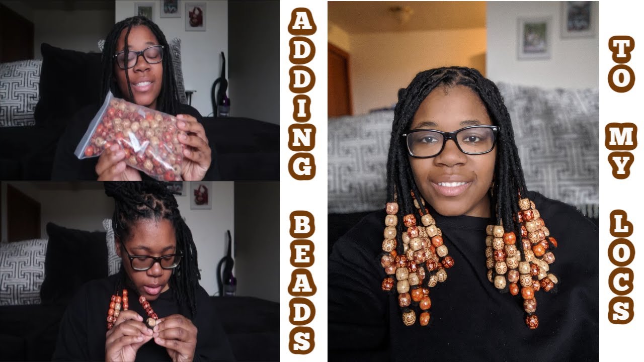 ADDING BEADS TO MY LOCS LOC STYLES YouTube