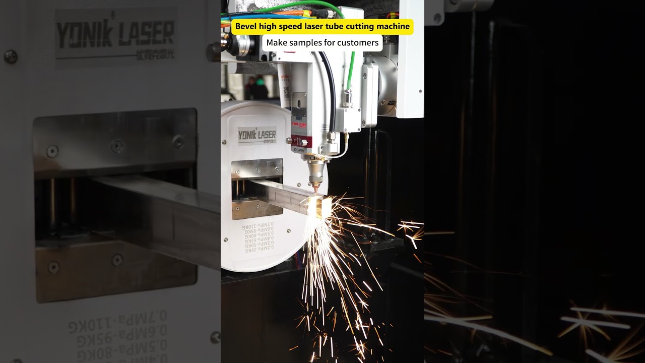 Bevel high speed laser tube cutting machine 