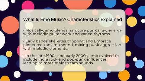 What Is Emo Music? Characteristics Explained - Alt Scene Guru
