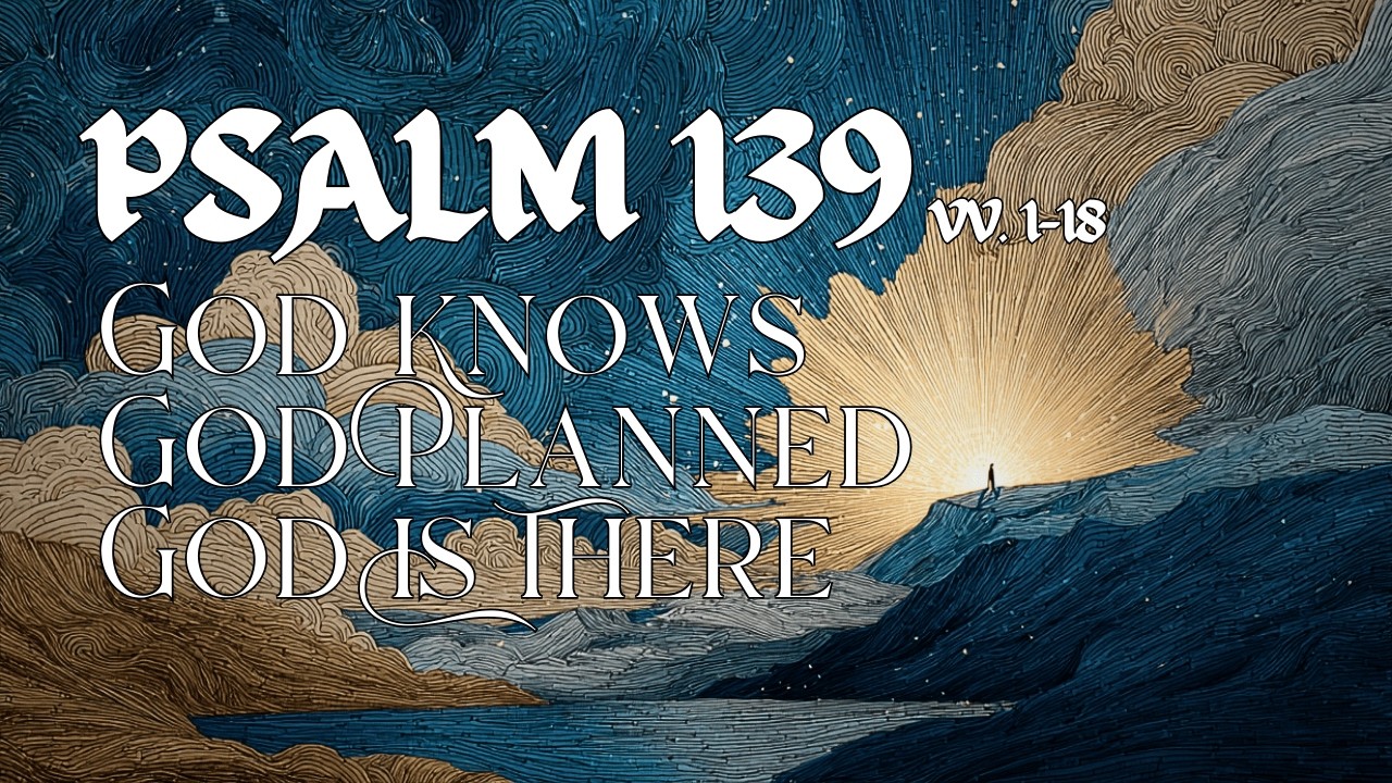 God Knows, God Planned, God Is There | Psalm 139:1-18 | Sermon