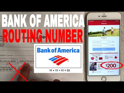 Bank Of America Routing Number Where To Find It Youtube