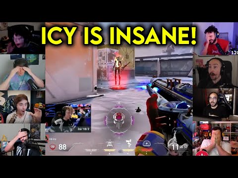 Valorant Streamers Reacts To EG Icy Insane 4k CLUTCH Against C9 In VCT